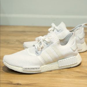 triple white japanese nmds